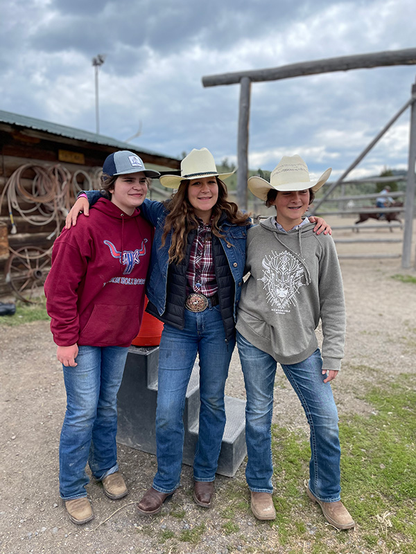 Three Girls Standing Together